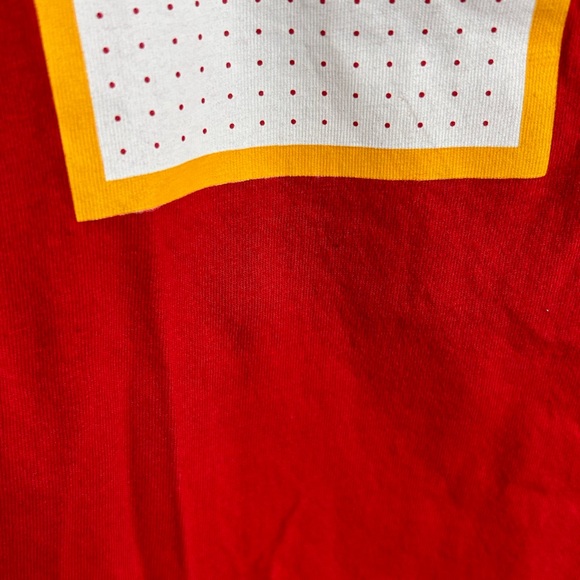 Travis Kelce Kansas City T Shirt Jersey Size Large Home red jersey - Picture 5 of 9